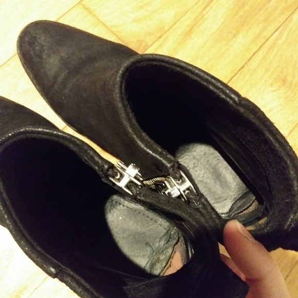 Diesel Chelsea Show pinky ankle black suede boot 7 - Picture 7 of 8